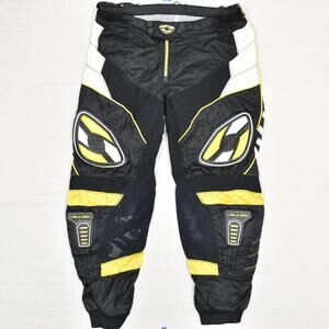 Alloy MX-1 Men's Jogger Racing Pants Motorcycle Padding Nylon Black Size 36